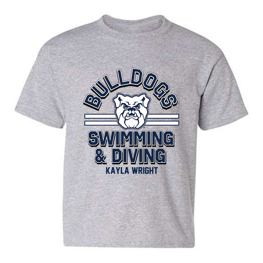 Butler - NCAA Women's Swimming & Diving : Kayla Wright - Classic Fashion Shersey Youth T-Shirt-0