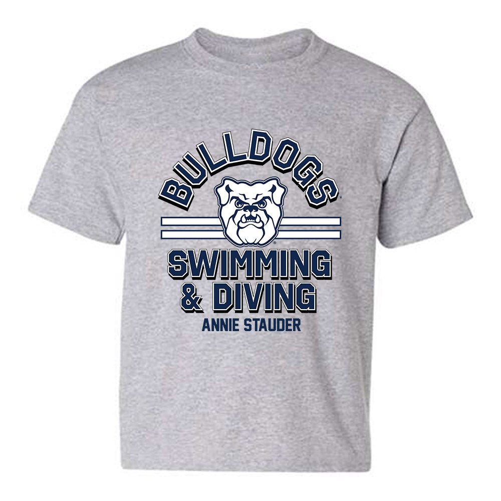 Butler - NCAA Women's Swimming & Diving : Annie Stauder - Classic Fashion Shersey Youth T-Shirt-0