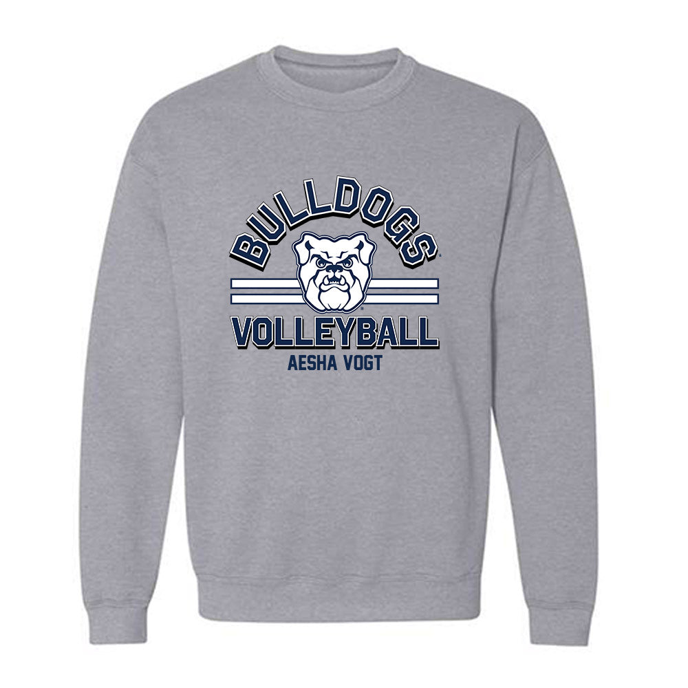 Butler - NCAA Women's Volleyball : Aesha Vogt - Classic Fashion Shersey Crewneck Sweatshirt-0