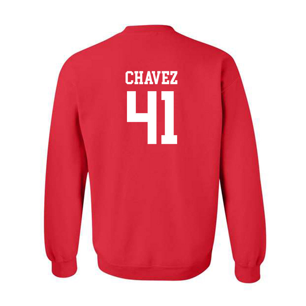 Fresno State - NCAA Football : Andrew Chavez - Classic Shersey Crewneck Sweatshirt-1