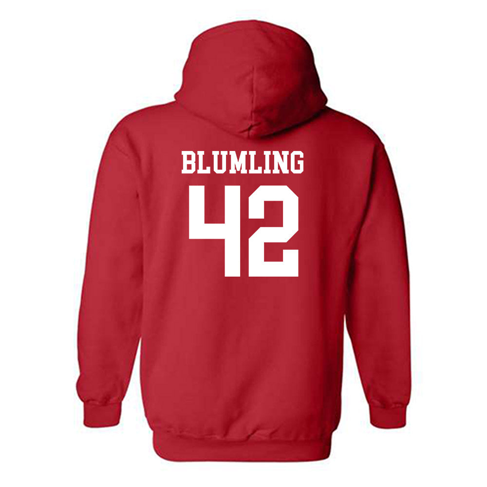 Fresno State - NCAA Football : Lucas Blumling - Classic Shersey Hooded Sweatshirt-1