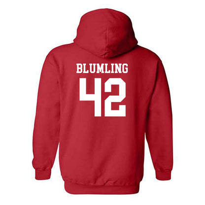 Fresno State - NCAA Football : Lucas Blumling - Classic Shersey Hooded Sweatshirt-1