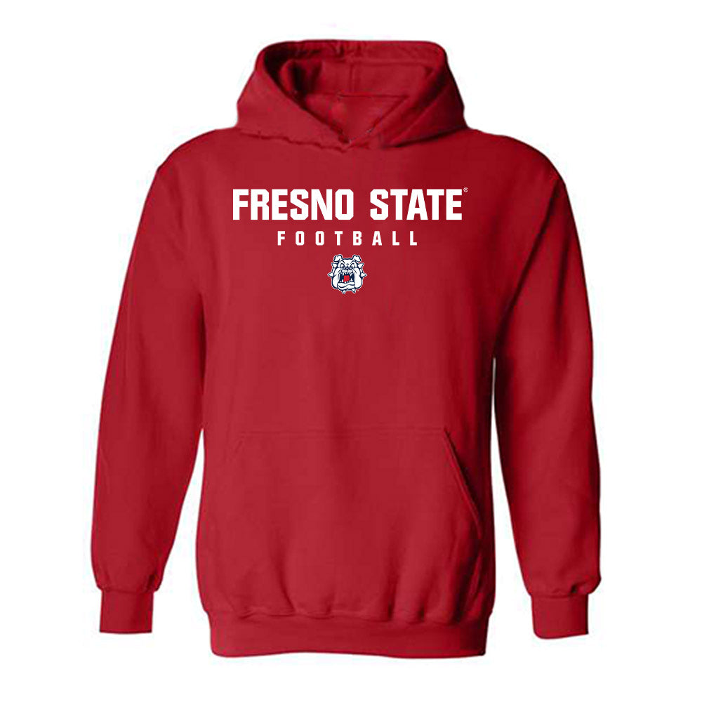 Fresno State - NCAA Football : Xavier Owens - Classic Shersey Hooded Sweatshirt-0