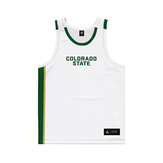 Colorado State - NCAA Women's Basketball : Camryn Runner - White Basketball Jersey-0