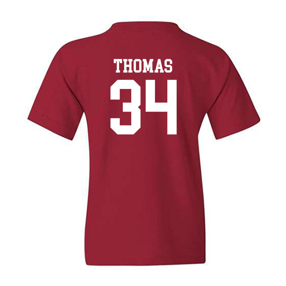 Fresno State - NCAA Baseball : Brandon Thomas - Classic Shersey Youth T-Shirt-1