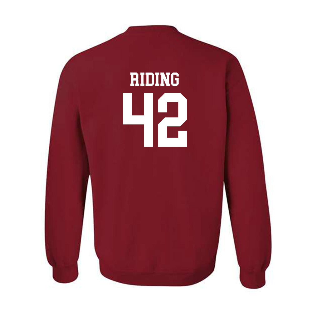 Fresno State - NCAA Baseball : Jake Riding - Classic Shersey Crewneck Sweatshirt-1