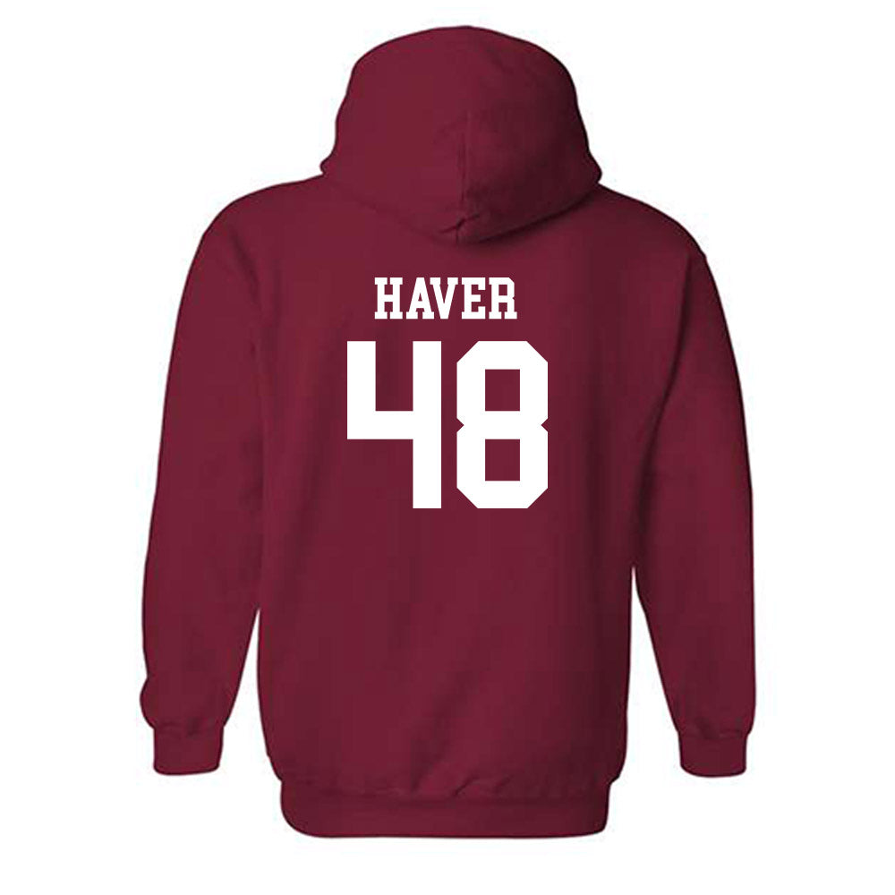 Fresno State - NCAA Baseball : Jordan Haver - Classic Shersey Hooded Sweatshirt-1