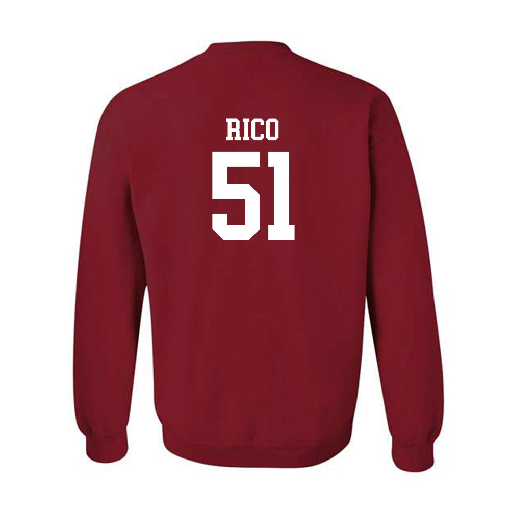 Fresno State - NCAA Baseball : Erik Rico - Classic Shersey Crewneck Sweatshirt-1