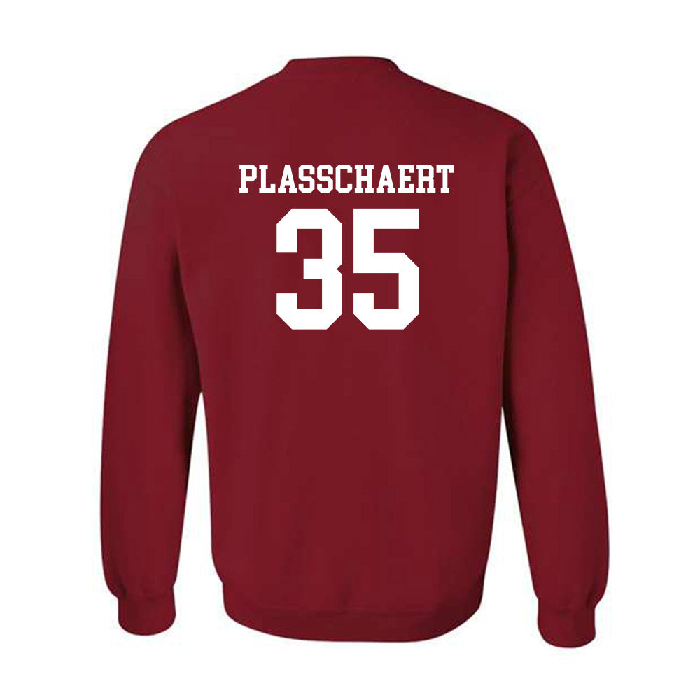 Fresno State - NCAA Baseball : Zach Plasschaert - Classic Shersey Crewneck Sweatshirt-1