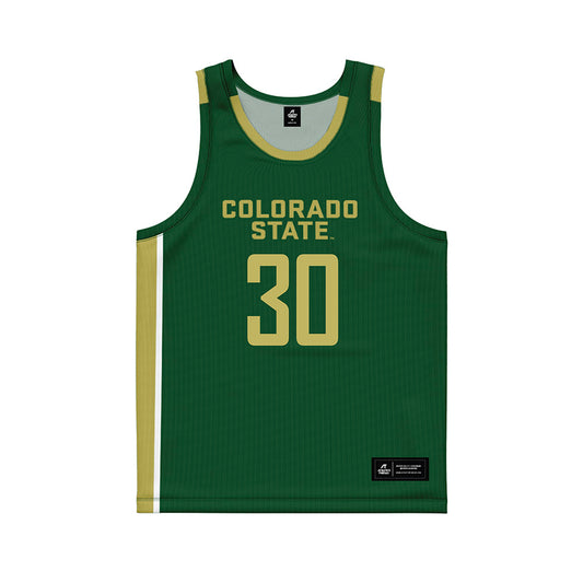 Colorado State - NCAA Men's Basketball : Charlie Dortch - Basketball Jersey-0