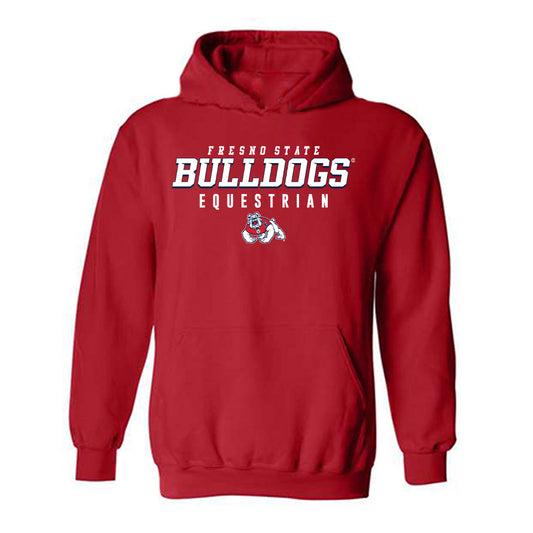 Fresno State - NCAA Equestrian : Charlotte Holtke - Classic Shersey Hooded Sweatshirt-0