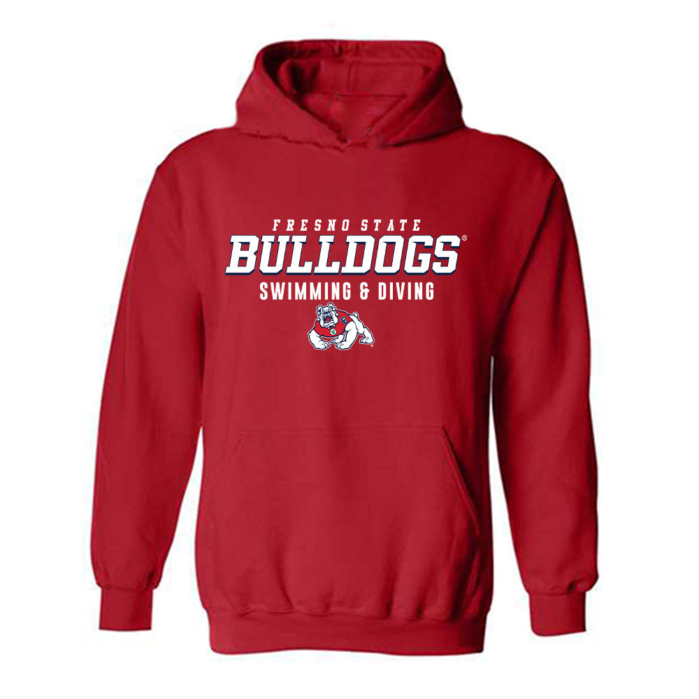 Fresno State - NCAA Women's Swimming & Diving : Averee Estep - Classic Shersey Hooded Sweatshirt-0