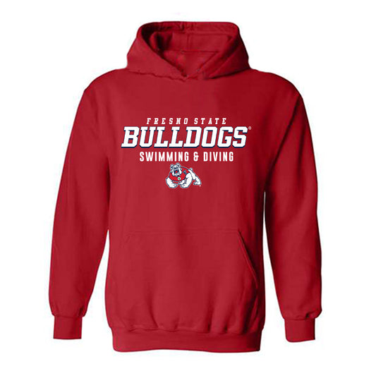 Fresno State - NCAA Women's Swimming & Diving : Averee Estep - Classic Shersey Hooded Sweatshirt-0