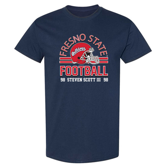 Fresno State - NCAA Football : Steven Scott III - Classic Fashion Shersey T-Shirt-0
