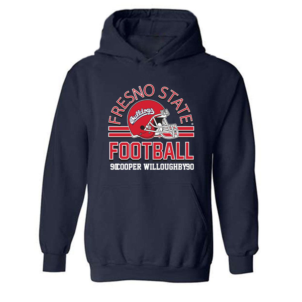 Fresno State - NCAA Football : Cooper Willoughby - Classic Fashion Shersey Hooded Sweatshirt-0