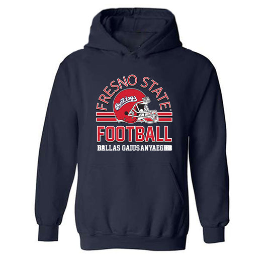 Fresno State - NCAA Football : Dallas Gaius-Anyaegbu - Classic Fashion Shersey Hooded Sweatshirt-0