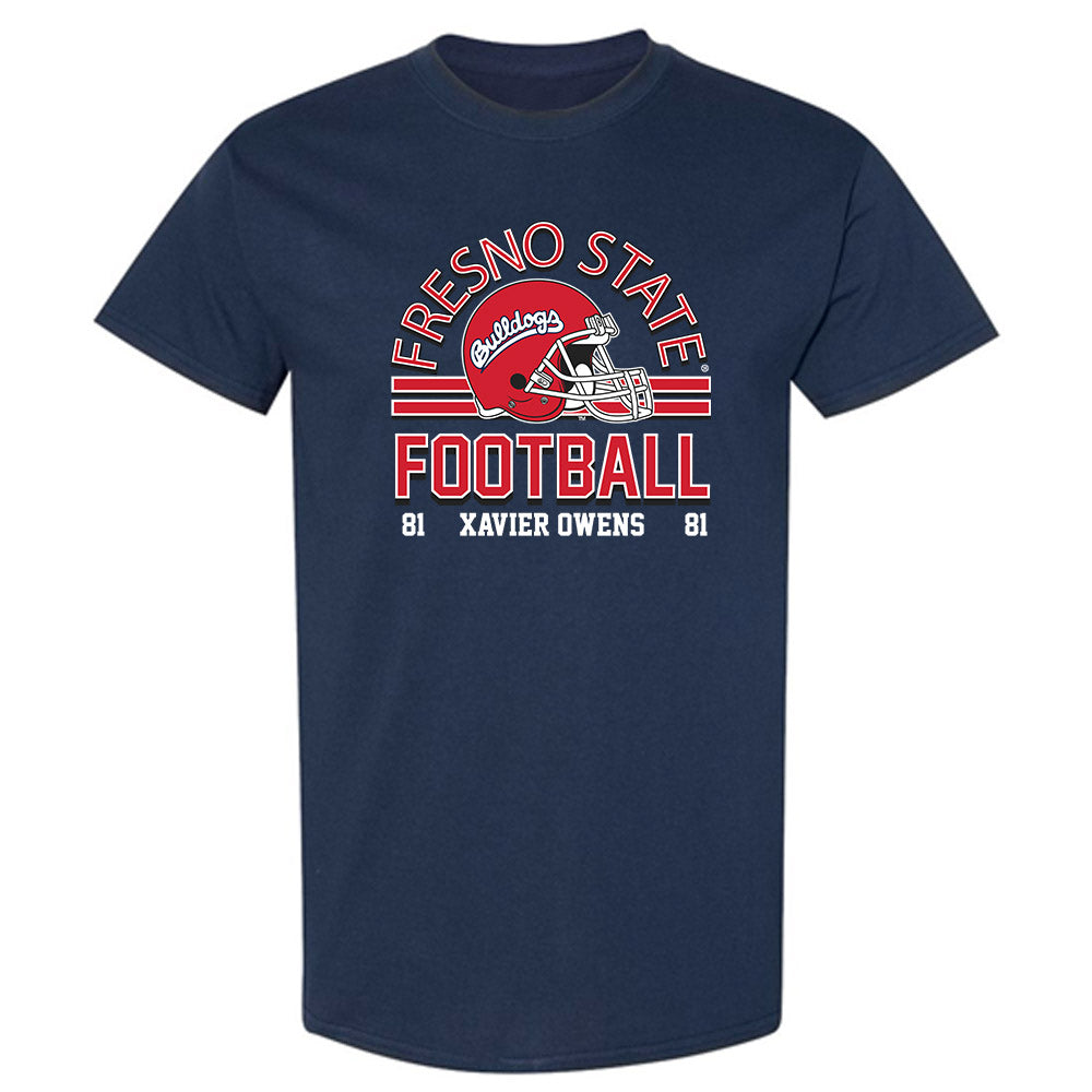 Fresno State - NCAA Football : Xavier Owens - Classic Fashion Shersey T-Shirt-0