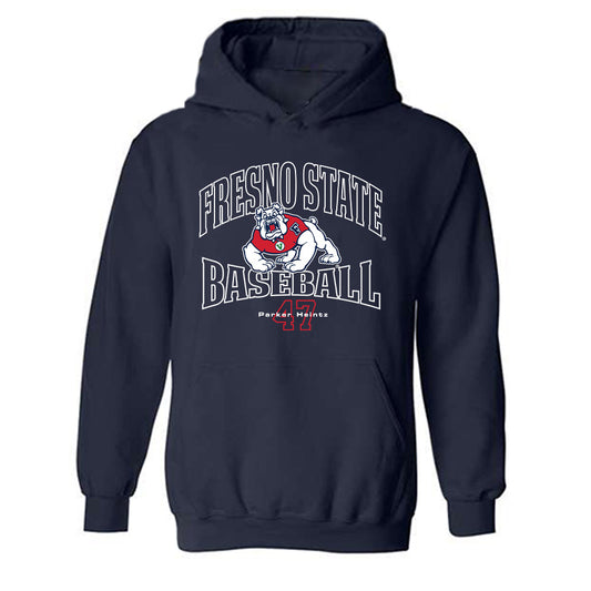 Fresno State - NCAA Baseball : Parker Heintz - Classic Fashion Shersey Hooded Sweatshirt-0