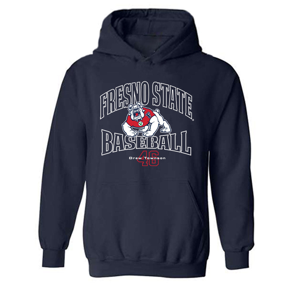 Fresno State - NCAA Baseball : Drew Townson - Classic Fashion Shersey Hooded Sweatshirt-0