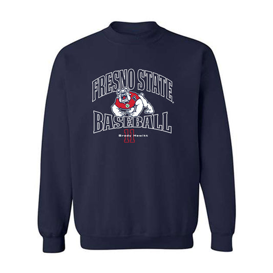 Fresno State - NCAA Baseball : Brady Hewitt - Classic Fashion Shersey Crewneck Sweatshirt-0