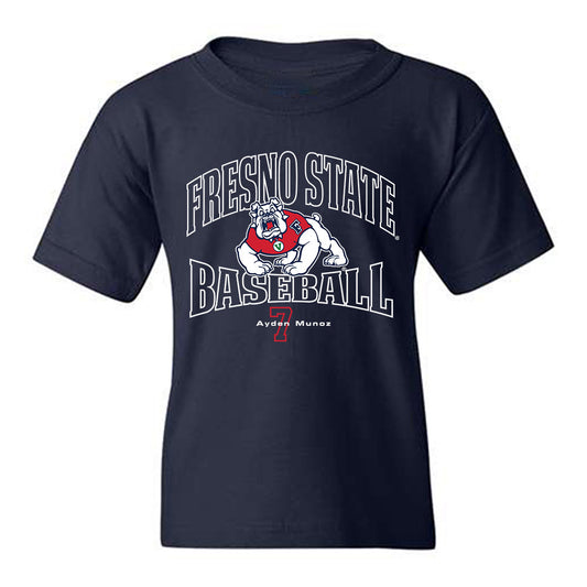 Fresno State - NCAA Baseball : Ayden Munoz - Classic Fashion Shersey Youth T-Shirt-0