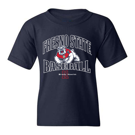 Fresno State - NCAA Baseball : Brady Hewitt - Classic Fashion Shersey Youth T-Shirt-0