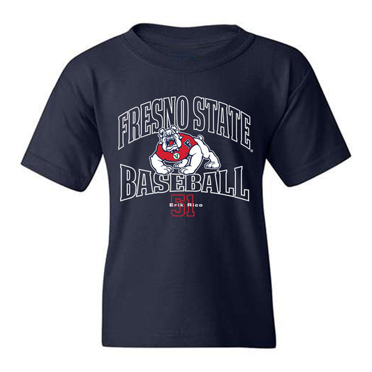 Fresno State - NCAA Baseball : Erik Rico - Classic Fashion Shersey Youth T-Shirt-0