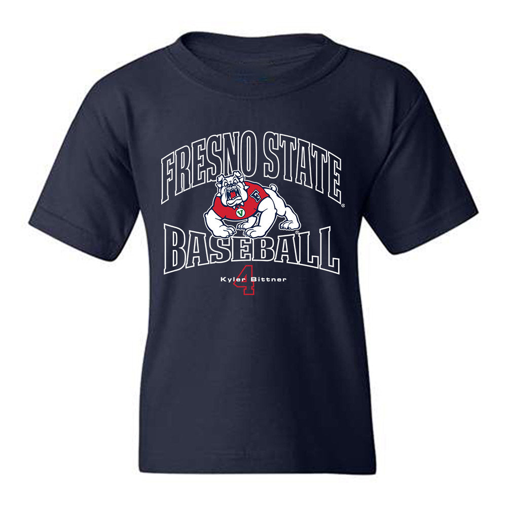 Fresno State - NCAA Baseball : Kyler Bittner - Classic Fashion Shersey Youth T-Shirt-0