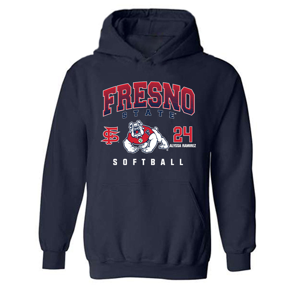 Fresno State - NCAA Softball : Alyssa Ramirez - Classic Fashion Shersey Hooded Sweatshirt-0