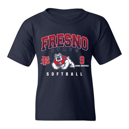 Fresno State - NCAA Softball : Emma Martinez - Classic Fashion Shersey Youth T-Shirt-0