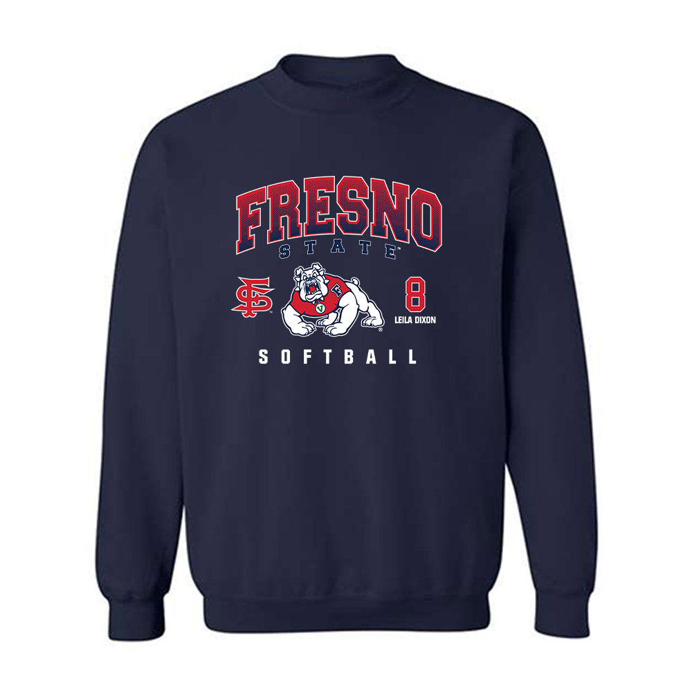 Fresno State - NCAA Softball : Leila Dixon - Classic Fashion Shersey Crewneck Sweatshirt-0