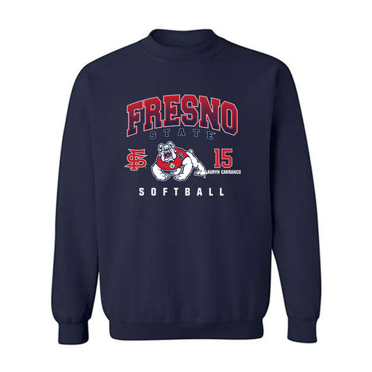 Fresno State - NCAA Softball : Lauryn Carranco - Classic Fashion Shersey Crewneck Sweatshirt-0