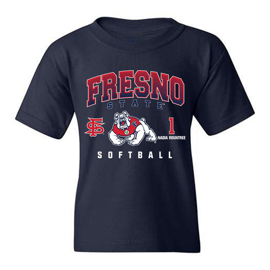 Fresno State - NCAA Softball : Nadia Rountree - Classic Fashion Shersey Youth T-Shirt-0