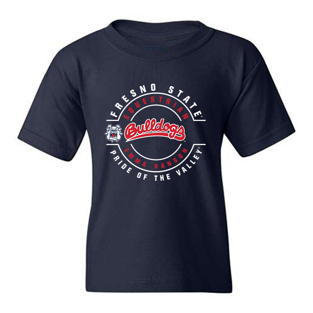 Fresno State - NCAA Equestrian : Emma Hanson - Classic Fashion Shersey Youth T-Shirt-0