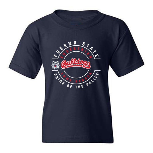 Fresno State - NCAA Equestrian : Emma Hanson - Classic Fashion Shersey Youth T-Shirt-0