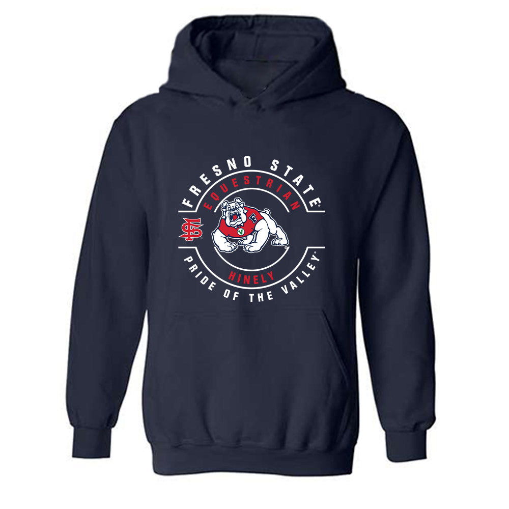 Fresno State - NCAA Equestrian : Taylor Hinely - Classic Fashion Shersey Hooded Sweatshirt-0