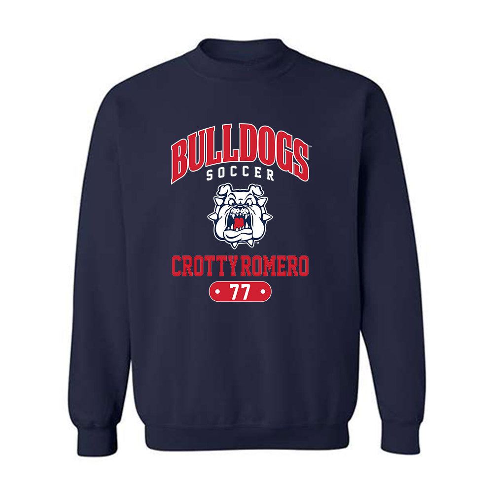Fresno State - NCAA Women's Soccer : Hayden Crotty-Romero - Classic Fashion Shersey Crewneck Sweatshirt-0
