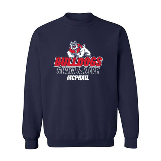 Fresno State - NCAA Women's Swimming & Diving : Presley McPhail - Classic Fashion Shersey Crewneck Sweatshirt-0