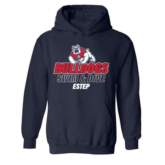 Fresno State - NCAA Women's Swimming & Diving : Averee Estep - Classic Fashion Shersey Hooded Sweatshirt-0