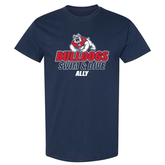 Fresno State - NCAA Women's Swimming & Diving : Grace Ally - Classic Fashion Shersey T-Shirt-0