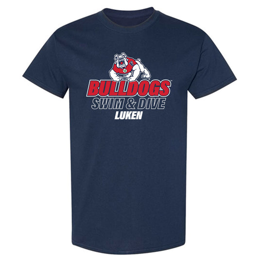 Fresno State - NCAA Women's Swimming & Diving : Clare Luken - Classic Fashion Shersey T-Shirt-0
