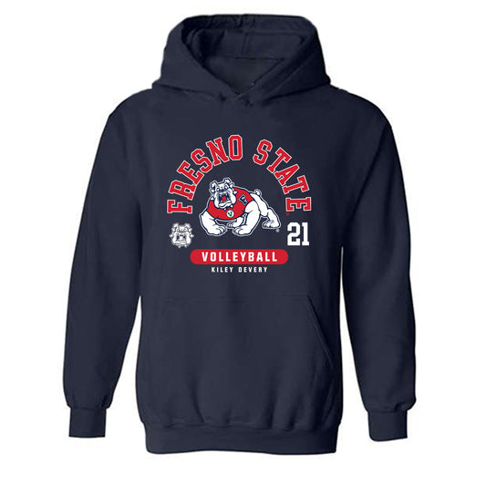 Fresno State - NCAA Women's Volleyball : Kiley Devery - Classic Fashion Shersey Hooded Sweatshirt-0