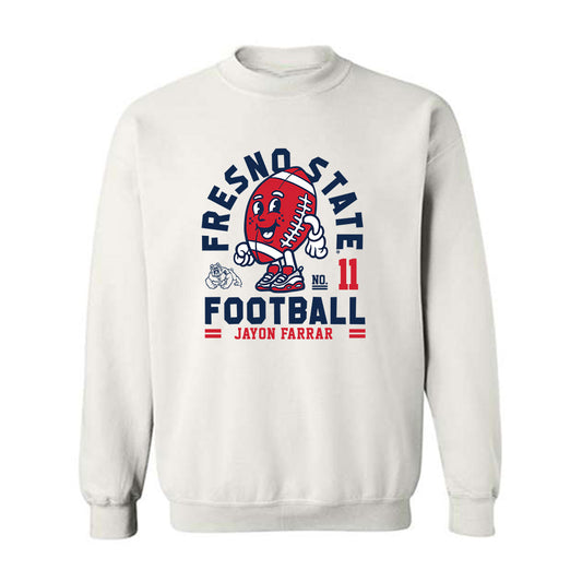 Fresno State - NCAA Football : Jayon Farrar - Fashion Shersey Crewneck Sweatshirt-0