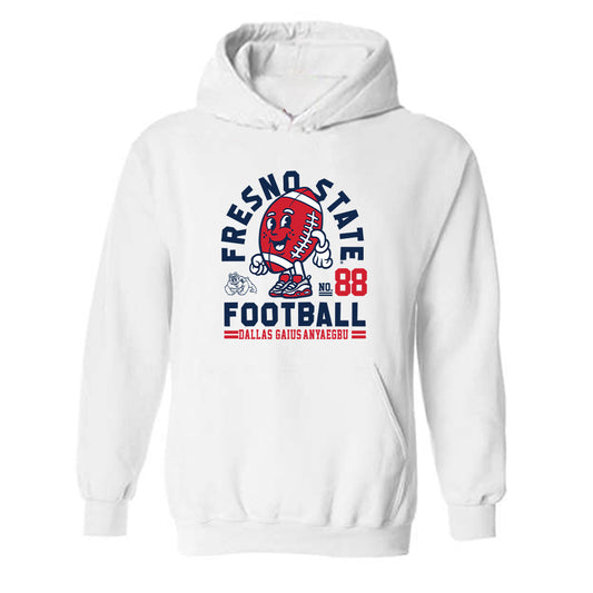 Fresno State - NCAA Football : Dallas Gaius-Anyaegbu - Fashion Shersey Hooded Sweatshirt-0