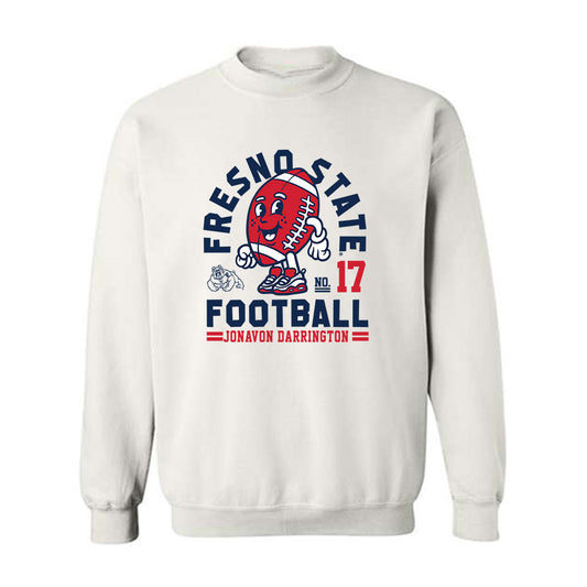 Fresno State - NCAA Football : Jonavon Darrington - Fashion Shersey Crewneck Sweatshirt-0