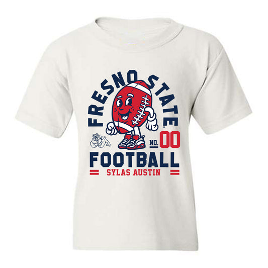 Fresno State - NCAA Football : Sylas Austin - Fashion Shersey Youth T-Shirt-0