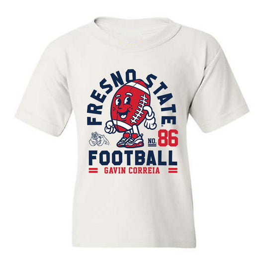 Fresno State - NCAA Football : Gavin Correia - Fashion Shersey Youth T-Shirt-0