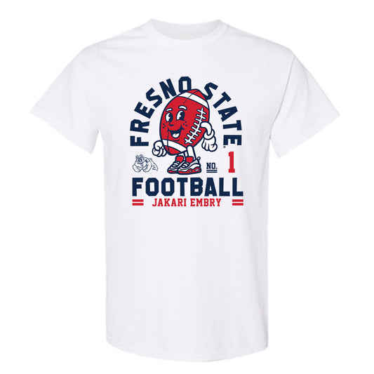 Fresno State - NCAA Football : Jakari Embry - Fashion Shersey T-Shirt-0