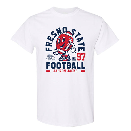 Fresno State - NCAA Football : Jahzon Jacks - Fashion Shersey T-Shirt-0