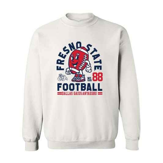 Fresno State - NCAA Football : Dallas Gaius-Anyaegbu - Fashion Shersey Crewneck Sweatshirt-0